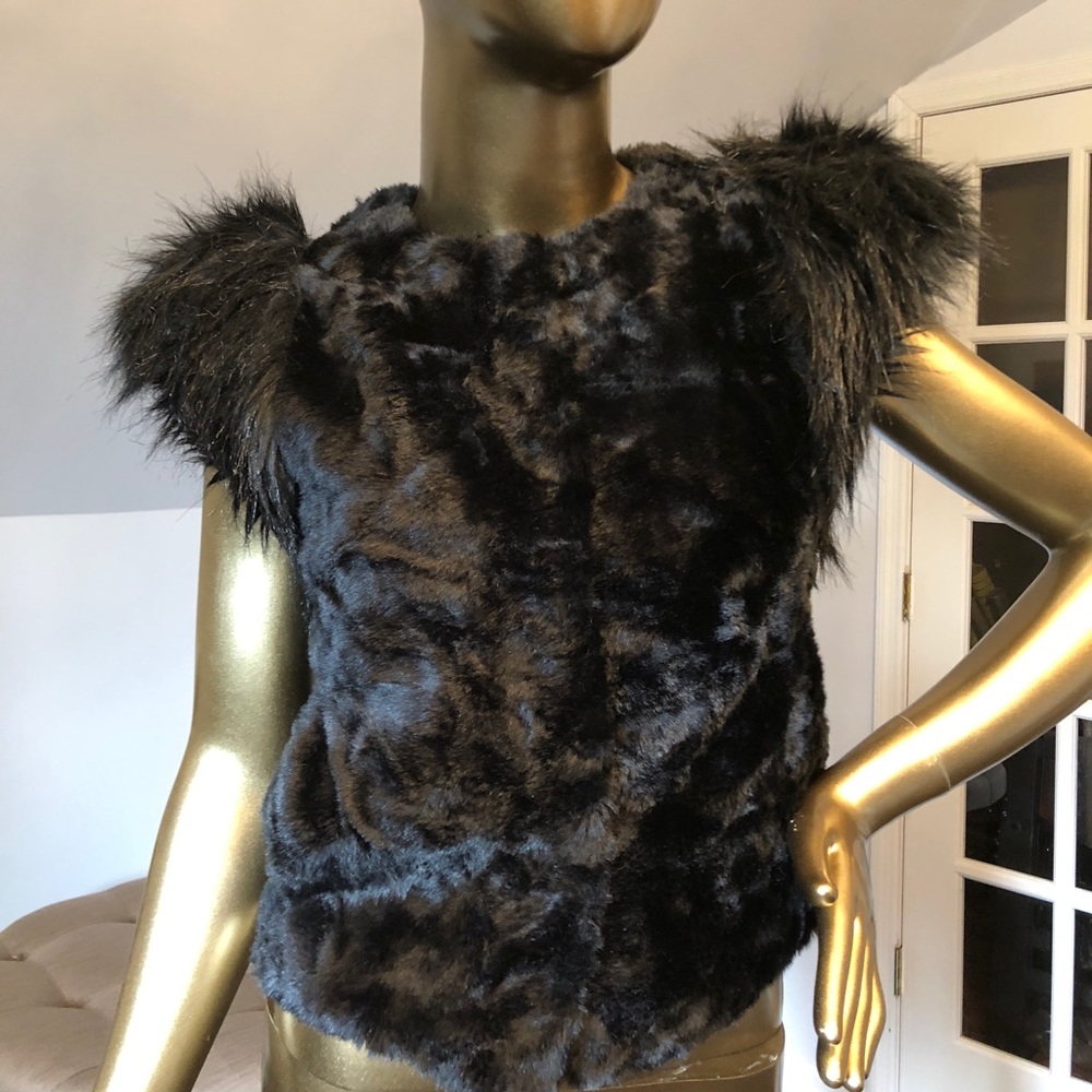 Fox fur vest
